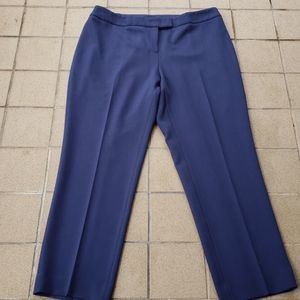 Anne Klein Navy Blue Stretch Dress Pants 16W